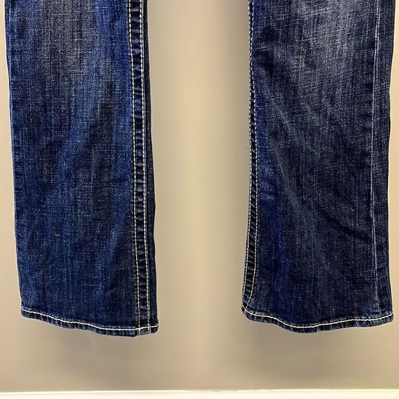 KUT from the Kloth Distressed 5-Pocket Bootcut Double Stitched Jeans- Size 4 - Picture 7 of 16